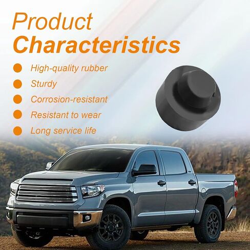 Tailgate Stop Cushions, Rubber Stoppers, Compatible with 2005-2021 Tacoma, 2000-2021 Tundra, Replacement OE#90541-11015 (2Pcs Black) in Saudi Arabia