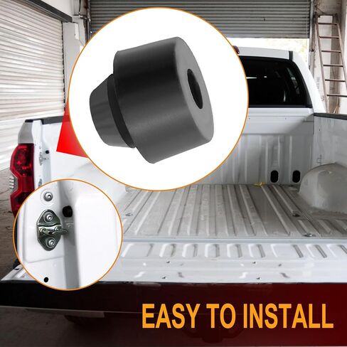 Tailgate Stop Cushions, Rubber Stoppers, Compatible with 2005-2021 Tacoma, 2000-2021 Tundra, Replacement OE#90541-11015 (2Pcs Black) in Saudi Arabia