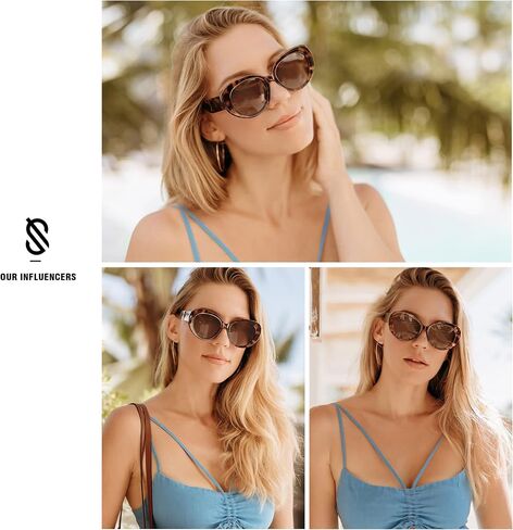 SOJOS Retro Cat Eye Polarized Sunglasses Womens Vintage Shades Trendy Designer Sun Glasses UV Protection SJ2261 in Saudi Arabia