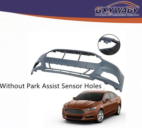 GXYWADY Front Bumper Cover Fascia Replacement for Fusion 2013 2014 2015 2016 without Park Assist Sensor Holes in Saudi Arabia