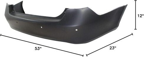 BUMPERS THAT DELIVER - Painted To Match, Rear Bumper Cover Replacement for 2007-2012 Lexus ES350 w/Park Assist 07-12, LX1100130 in Saudi Arabia
