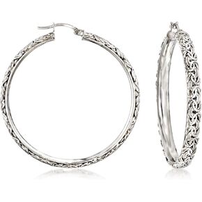 روس سيمونز الفضة الاسترليني أقراط بيزنطية كبيرة جداً in Kuwait