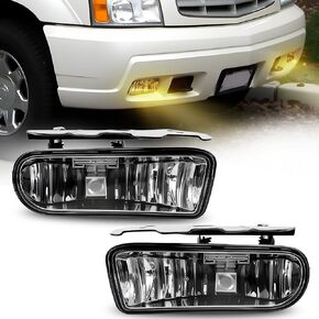 مصابيح الضباب متوافقة مع كاديلاك SRX 2010-2016، زوج واحد من مصابيح الضباب الأمامية للقيادة مع مصابيح H10 12 فولت 42 وات متضمنة مفتاح ومجموعة أسلاك in Kuwait