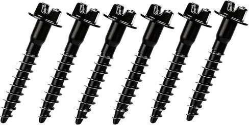 6pcs Air Box Bolt Screws BAS01003, Carbon Steel Engine Air Filter Housing Fasteners Replace Part Number 6509605AA & 11549031 Suitable Accessories for Ram and More (Black) in Saudi Arabia