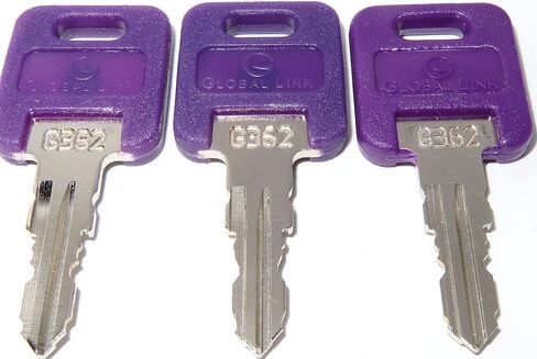 G362 Purple RV Keys : Engraved G362 Larger Than Original Easier to See.. in Saudi Arabia
