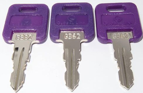 G362 Purple RV Keys : Engraved G362 Larger Than Original Easier to See.. in Saudi Arabia
