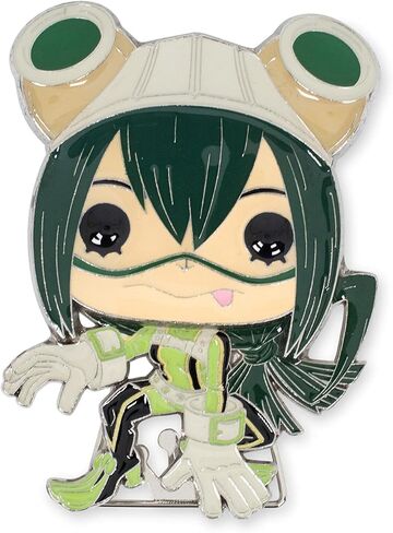 My Hero Academia 3-Inch Funko POP Enamel Pin, Tsuyu Asui "Froppy" | Officially Licensed Boku no Hero Collectible | Metal Pins For Backpacks, Jackets | Anime Gifts, Superhero Accessories in Saudi Arabia