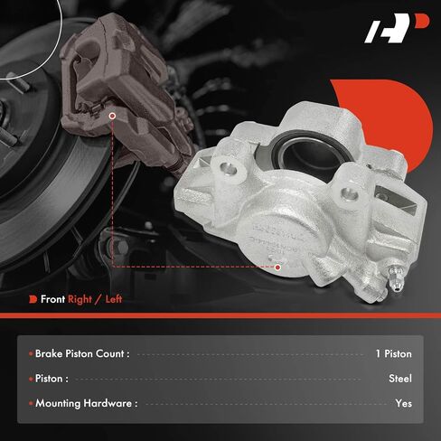 A-Premium Disc Brake Caliper Assembly Without Bracket Compatible with MG MGB 1963-1981 - Front Right Passenger in Saudi Arabia