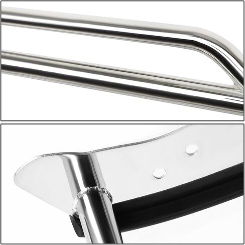 Auto Dynasty Front Bumper Protector Brush Grille Guard (Chrome) Compatible with Titan A60 Armada WA60 04-15 in Saudi Arabia