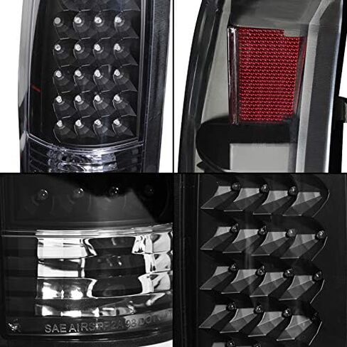 AKKON - For Chrome 88-98 Chevy/GMC C/K 10 Pickup Tail Lights Brake Lamp Replacement Driver And Passenger Side in Saudi Arabia