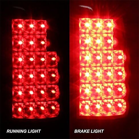 AKKON - For Chrome 88-98 Chevy/GMC C/K 10 Pickup Tail Lights Brake Lamp Replacement Driver And Passenger Side in Saudi Arabia