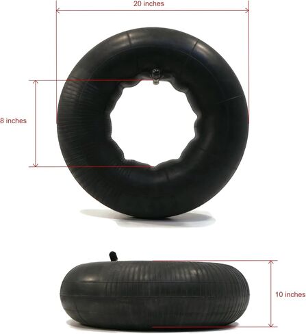 The ROP Shop (2) TIRE Inner Tubes 21x12x8 21x9x8 TR13 Straight Valve for Sears Craftsman in Saudi Arabia