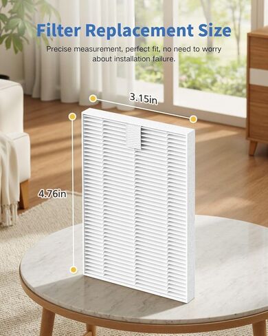6 Pack Hepa Filter استبدال متوافق مع غسالة زجاجة Momcozy Kleanpal Pro Baby والمجفف ، مرشحات الهواء H13 H13 H13 H13 H13 in Kuwait