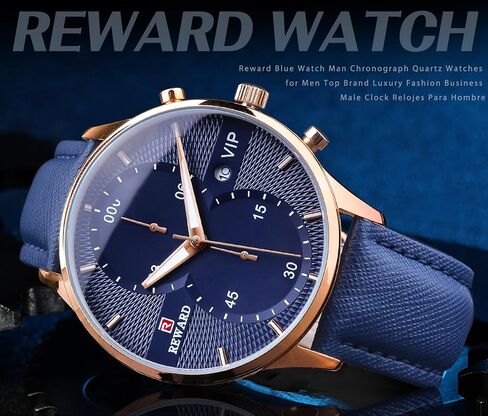 Men Watches Business Casual Wrist Watches (Multifunction/Waterproof/Luminous/Calendar) Genuine Leather Band Fashion Watch for Men in Saudi Arabia
