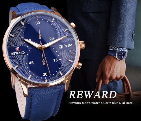 Men Watches Business Casual Wrist Watches (Multifunction/Waterproof/Luminous/Calendar) Genuine Leather Band Fashion Watch for Men in Saudi Arabia