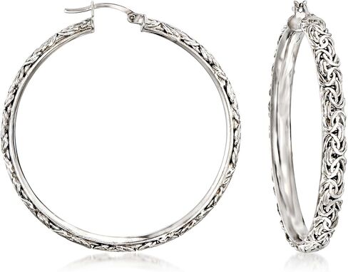 روس سيمونز الفضة الاسترليني أقراط بيزنطية كبيرة جداً in Kuwait