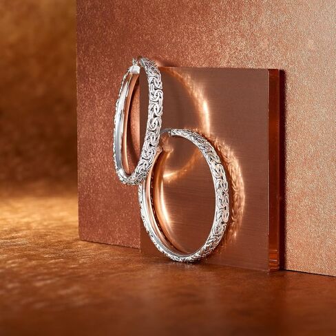 روس سيمونز الفضة الاسترليني أقراط بيزنطية كبيرة جداً in Kuwait