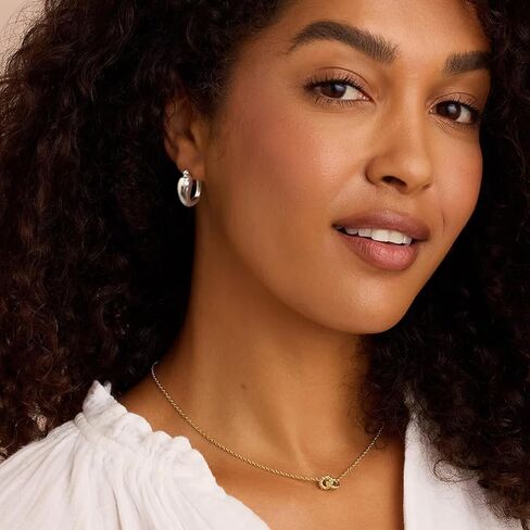 أقراط حلقية من الفضة الإسترليني عيار 925 للنساء أقراط صغيرة على شكل حرف U خفيفة الوزن كلاسيكية أقراط فوق الأذن in Kuwait