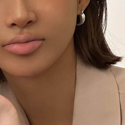 أقراط حلقية من الفضة الإسترليني عيار 925 للنساء أقراط صغيرة على شكل حرف U خفيفة الوزن كلاسيكية أقراط فوق الأذن in Kuwait