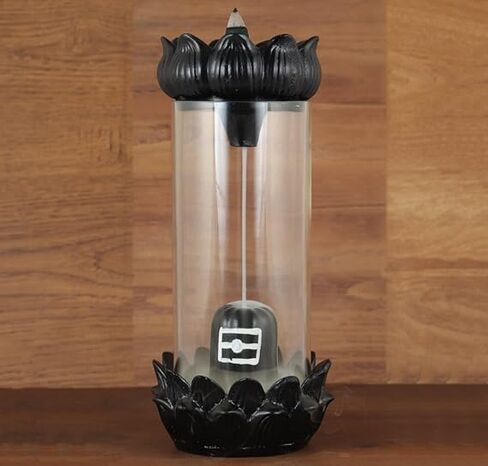 CLOZZI Store Shivlinga Smoke Backflow Decorative Polyresin Incense Holder with 20 Back Flow Incense Cone in Saudi Arabia