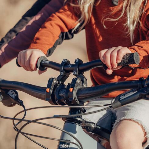 ملحق مقود الدراجة للأطفال MTB للأطفال | ملحق لمقعد الأطفال للدراجة الجبلية Shotgun | سهولة التركيب والإزالة (مقود دراجة الأطفال الاحترافي) in Kuwait
