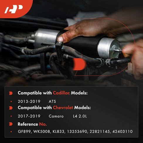 A-Premium Fuel Filter Compatible with Chevrolet Camaro 2017-2019 2.0L & Cadillac ATS 2013-2019 in Saudi Arabia