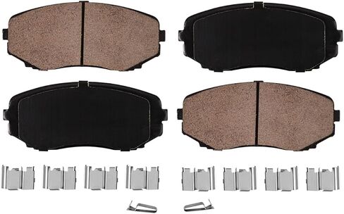 Detroit Axle - Brake Kit for Mazda 2007-2012 CX-7 Front & Rear Disc Brake Rotors Ceramic Brakes Pads 2008 2009 2010 2011 Replacement in Saudi Arabia