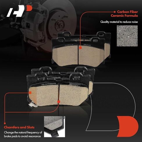 A-Premium Front and Rear Drilled Brake Rotor & Brake Pad Compatible with Select Infiniti and Nissan Models - Q60 2014-2015, G37 2009-2013, 370Z 2009-2019, 12-PC Set in Saudi Arabia