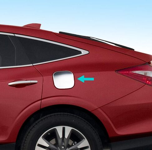 Tyger Auto Made in USA! Compatible with 2010-2015 Honda Crosstour Gas Cap Chrome Stainless Steel Fuel Cover in Saudi Arabia