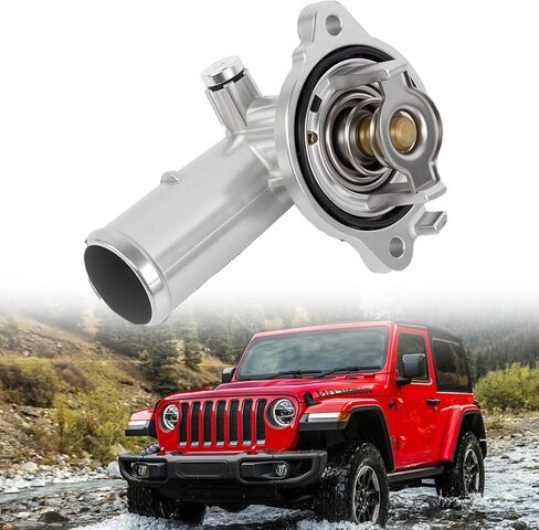 مجموعة مبيت ترموستات من الألومنيوم متوافقة مع جيب رانجلر JK 2012-2018، 3.6L، 180F in Kuwait