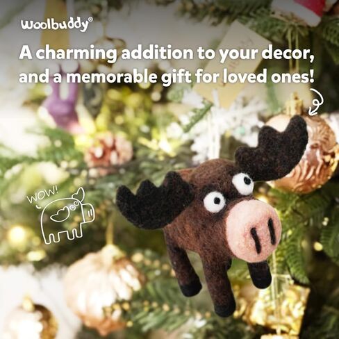 مجموعة لباد إبرة Woolbuddy - مجموعة صوف للفنون والحرف اليدوية للمبتدئين، والمشروعات العائلية - ممتعة وسهلة ومجزية. (قطة) in Kuwait