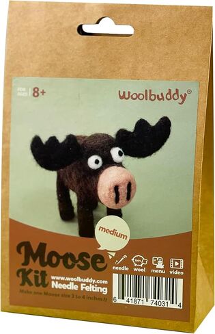 مجموعة لباد إبرة Woolbuddy - مجموعة صوف للفنون والحرف اليدوية للمبتدئين، والمشروعات العائلية - ممتعة وسهلة ومجزية. (قطة) in Kuwait