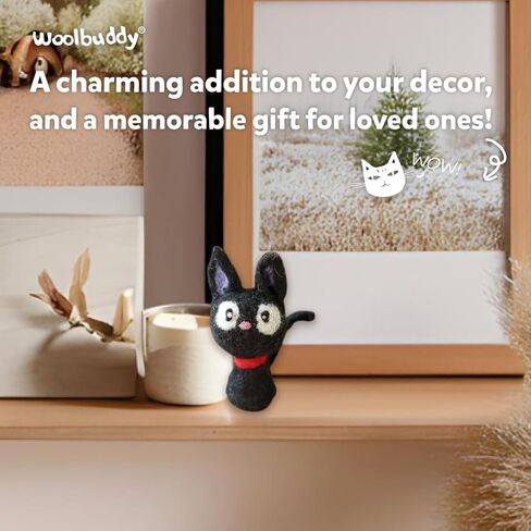 مجموعة لباد إبرة Woolbuddy - مجموعة صوف للفنون والحرف اليدوية للمبتدئين، والمشروعات العائلية - ممتعة وسهلة ومجزية. (قطة) in Kuwait