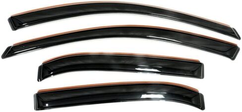 4pcs in Channel Style Sun Rain Window Visors Door Side Window Wind Deflectors for 194861 in Saudi Arabia