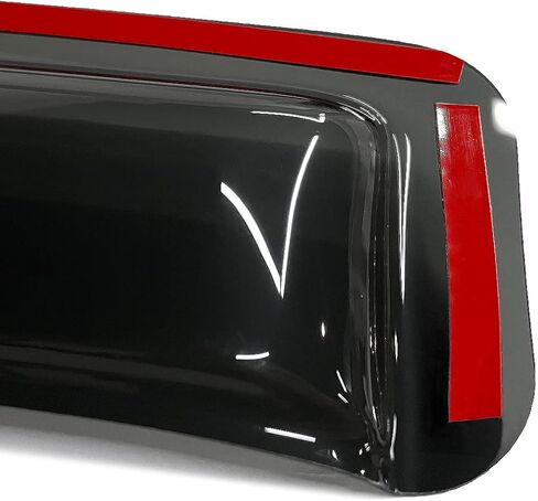 4pcs in Channel Style Sun Rain Window Visors Door Side Window Wind Deflectors for 194861 in Saudi Arabia