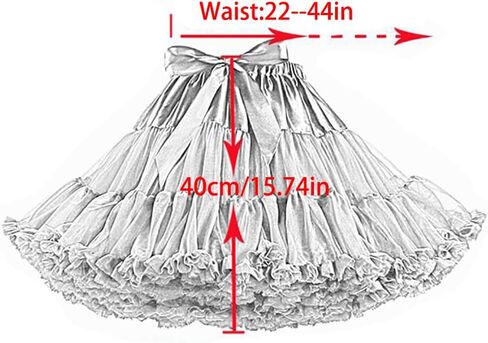 Women’s Petticoat Skirts Short Tulle Underskirts Chiffon Half Slips Fluffy Ballet Dress in Saudi Arabia