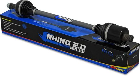 SuperATV Heavy Duty Rhino 2.0 Rear Right Axle Compatible with 2023+ Kawasaki KRX 1000, 2023+ Kawasaki KRX 4 1000, Stronger Than Stock, Constructed with Chromoly Steel, See Fitment in Saudi Arabia