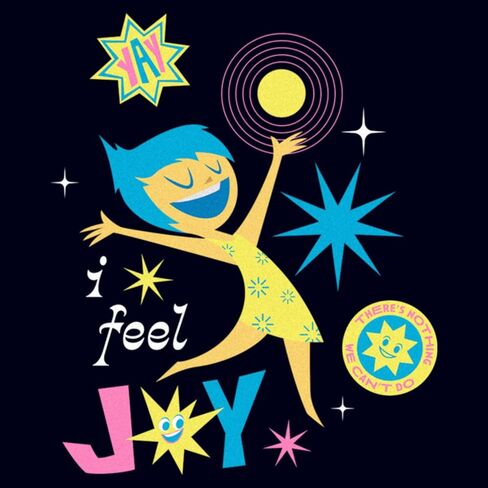 Disney Women's Inside Out 2 I Feel Joy T-Shirt in Saudi Arabia