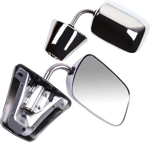 OCPTY Driver And Passenger Side View Mirrors Compatible With 1973-1991For Chevy Blazer Suburban 1973-1987 Pickup Truck1988-1991 Pickup Truck1978-1991 Van Metallic Finish Manual Fold Non-Heated Abs in Saudi Arabia