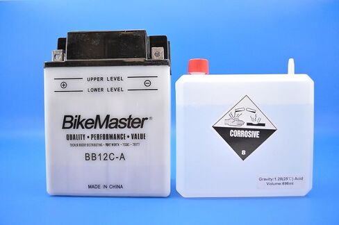 BikeMaster Battery BB12C-A BIKEMSTR BATTERY Batteries Yumicron Battery - 781127 in Saudi Arabia