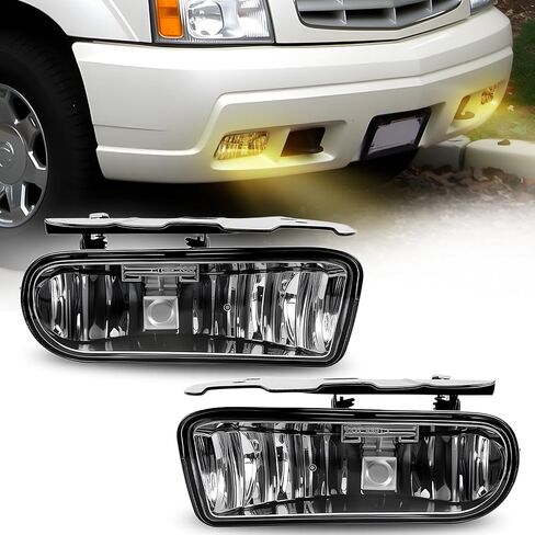 مصابيح الضباب متوافقة مع كاديلاك SRX 2010-2016، زوج واحد من مصابيح الضباب الأمامية للقيادة مع مصابيح H10 12 فولت 42 وات متضمنة مفتاح ومجموعة أسلاك in Kuwait