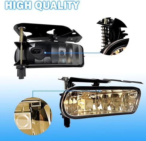 مصابيح الضباب متوافقة مع كاديلاك SRX 2010-2016، زوج واحد من مصابيح الضباب الأمامية للقيادة مع مصابيح H10 12 فولت 42 وات متضمنة مفتاح ومجموعة أسلاك in Kuwait