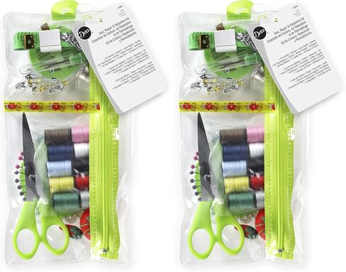 Dritz Sewing & Repair, Assorted Colors Sewing Kit, 1 Count (Pack of 1), Clear in Saudi Arabia