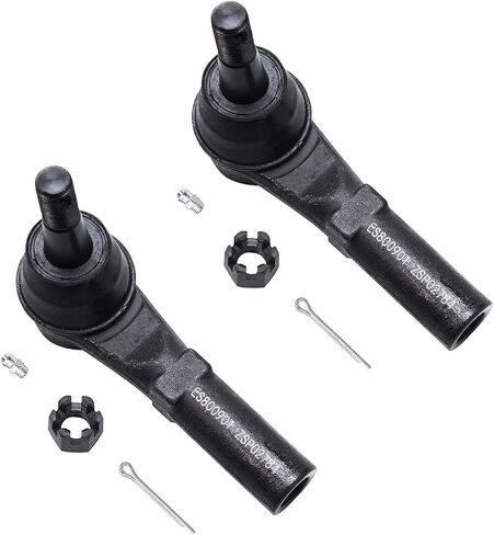 Detroit Axle - Front 2pc Tie Rods for 11-19 Chevrolet Silverado GMC Sierra 2500 3500 HD, 2 Outer Tie Rod Ends 2011 2012 2013 2014 2015 2016 2017 2018 2019 Replacement in Saudi Arabia