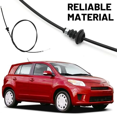 53630-52110 Hood Latch Lock Control Cable, Replacement for Toyota Yaris 1.5L All Models 2006-2016, Replacement for Scion xD 1.8L 2008-2014, Replaces 5363052110 in Saudi Arabia