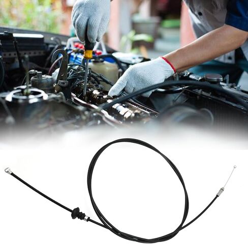 53630-52110 Hood Latch Lock Control Cable, Replacement for Toyota Yaris 1.5L All Models 2006-2016, Replacement for Scion xD 1.8L 2008-2014, Replaces 5363052110 in Saudi Arabia