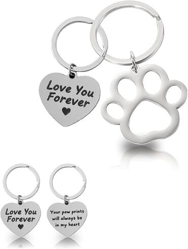 Pet Memorial Keychain, Memorial Gift for Widowed Cats and Dogs, Keychain for Cats and Dogs in Saudi Arabia