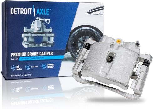 Detroit Axle - Front Right Brake Caliper w/Bracket Replacement for Chevrolet GMC Silverado Sierra 1500 Tahoe Yukon in Saudi Arabia