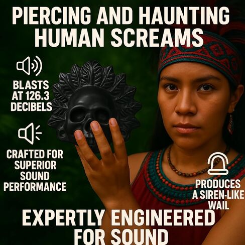 Aztec Death Whistle ||| Reaches over 125 dB ||| The Most Authentic Blood-Curdling Scream ||| Sends Chills Down Your Spine with Realistic Human Screaming Sounds in Saudi Arabia
