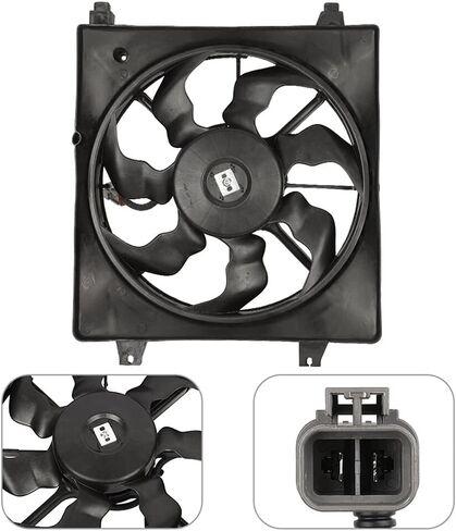 SCITOO 620-703 Radiator Cooling Fan Fit for 2007-2009 for Hyundai for Santa Fe in Saudi Arabia